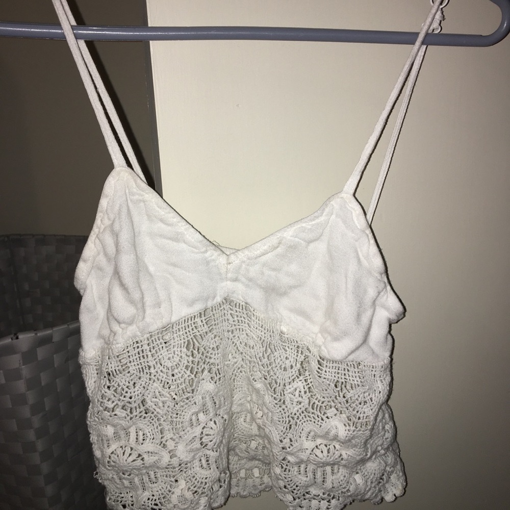 White croquet tank top